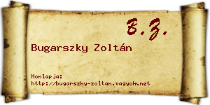 Bugarszky Zoltán névjegykártya