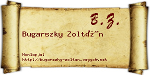 Bugarszky Zoltán névjegykártya